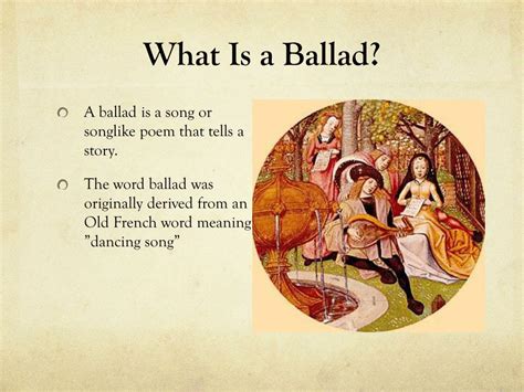 what is a ballad